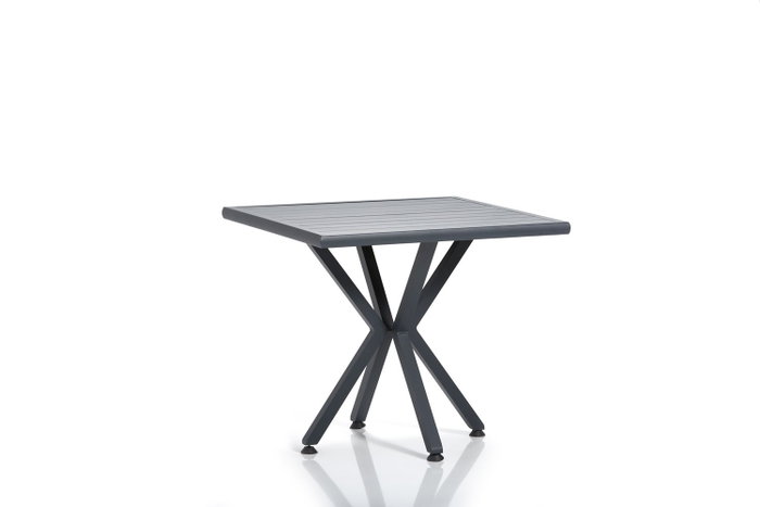 Hanah Home Mesa de Jardín Samara 1 - Gris y Negro Hanah Home Mesa de Jardín Samara 1 - Gris y Negro